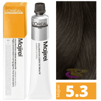 TINTE PERMANENTE EN CREMA MAJIREL  5.3 CASTAÑO CLARO  DORADO  100ml