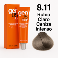 No incluye oxidante. Se vende solo el tubo de tintura GenUS Color 100 ml. Compatible con oxidantes universales de 10–20–30–40 volúmenes.